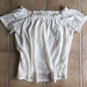 H&M White Off The Shoulder